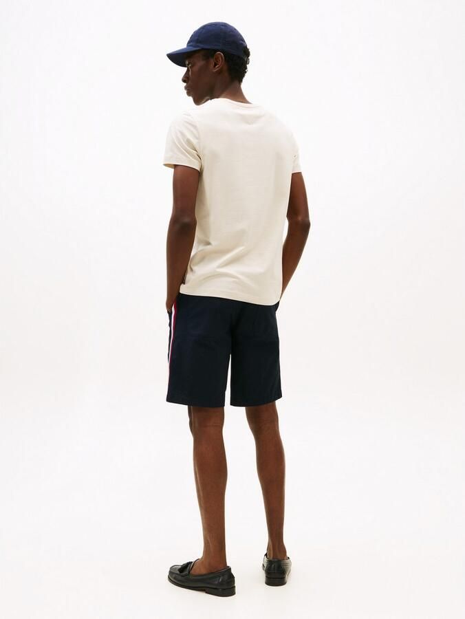 Tommy Hilfiger Slim fit T-shirt van een mix van katoen en elastaan - Foto 3