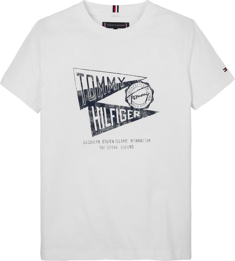 Tommy Hilfiger T-shirt Textured Graphic Print Tee Ss - Foto 2