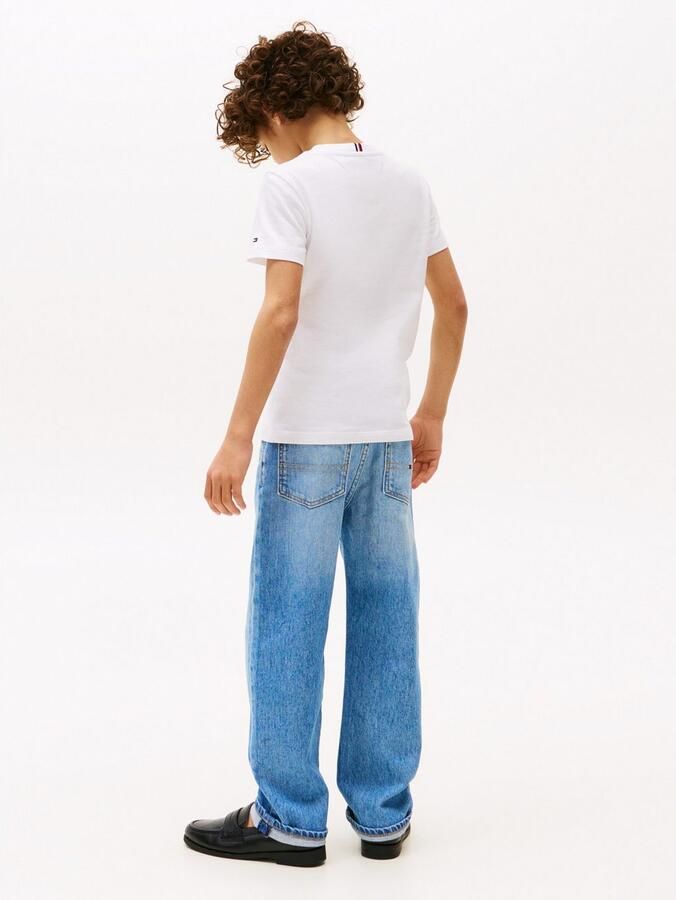 Tommy Hilfiger T-shirt Textured Graphic Print Tee Ss - Foto 4