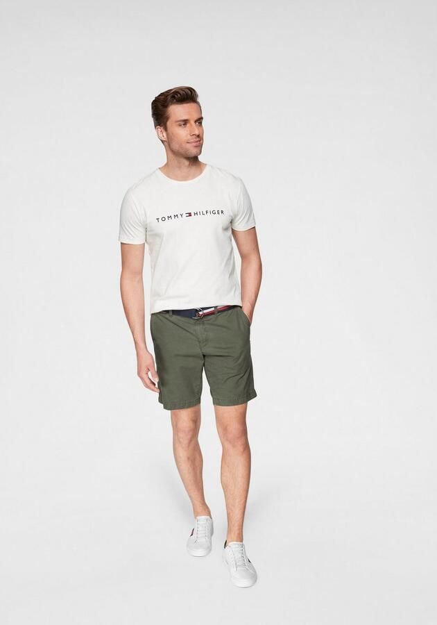 Tommy Hilfiger Wit Print T-shirt Mannen Herfst Winter White Heren - Foto 19