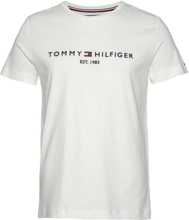 Tommy Hilfiger Wit Print T-shirt Mannen Herfst Winter White Heren - Foto 8
