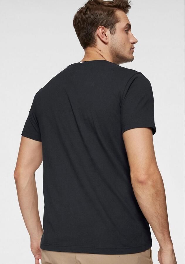 Tommy Hilfiger Zwart Print T-shirt Mannen Herfst Winter Black Heren - Foto 13