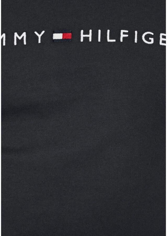 Tommy Hilfiger Zwart Print T-shirt Mannen Herfst Winter Black Heren - Foto 11