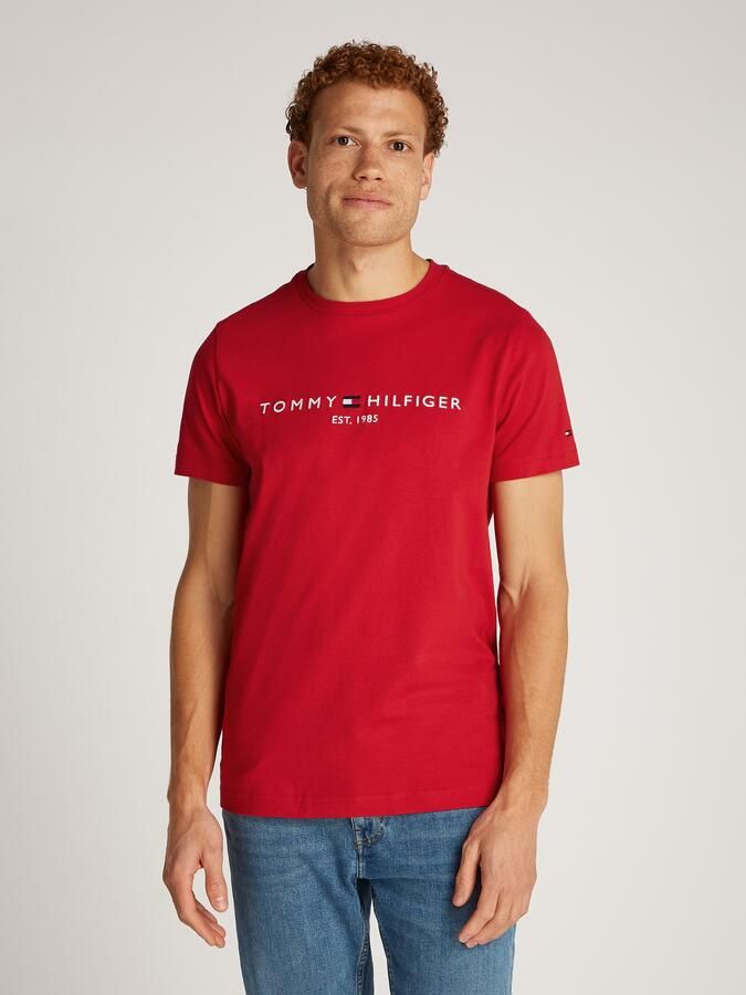 Tommy Hilfiger T-shirt Tommy Logo Tee van puur katoen - Foto 12