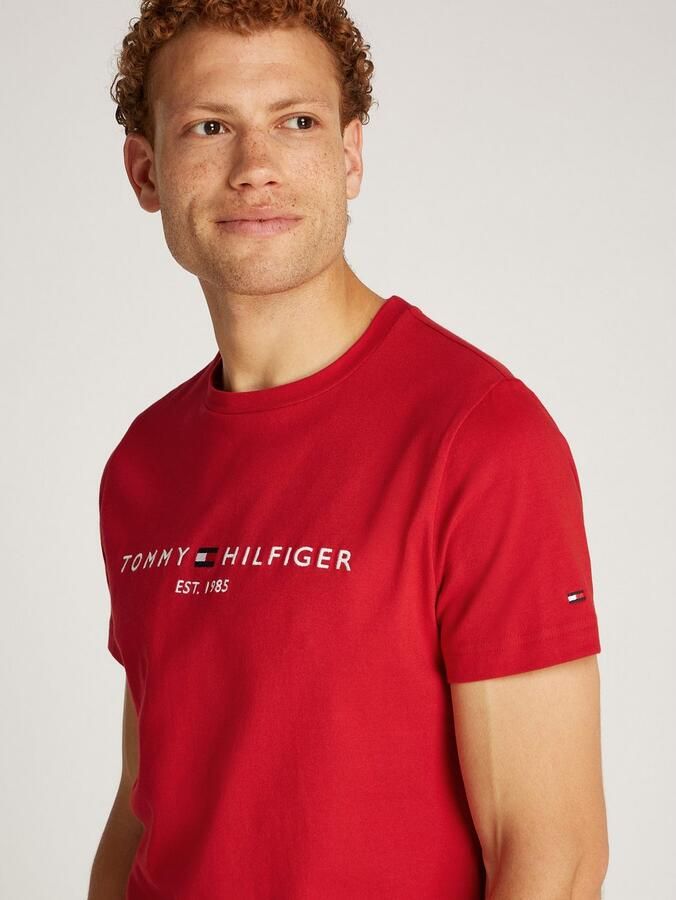 Tommy Hilfiger T-shirt Tommy Logo Tee van puur katoen - Foto 8