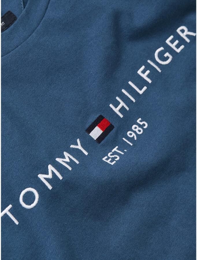 Tommy Hilfiger Core Embroidered Logo T-Shirt Blue- Heren Blue - Foto 8