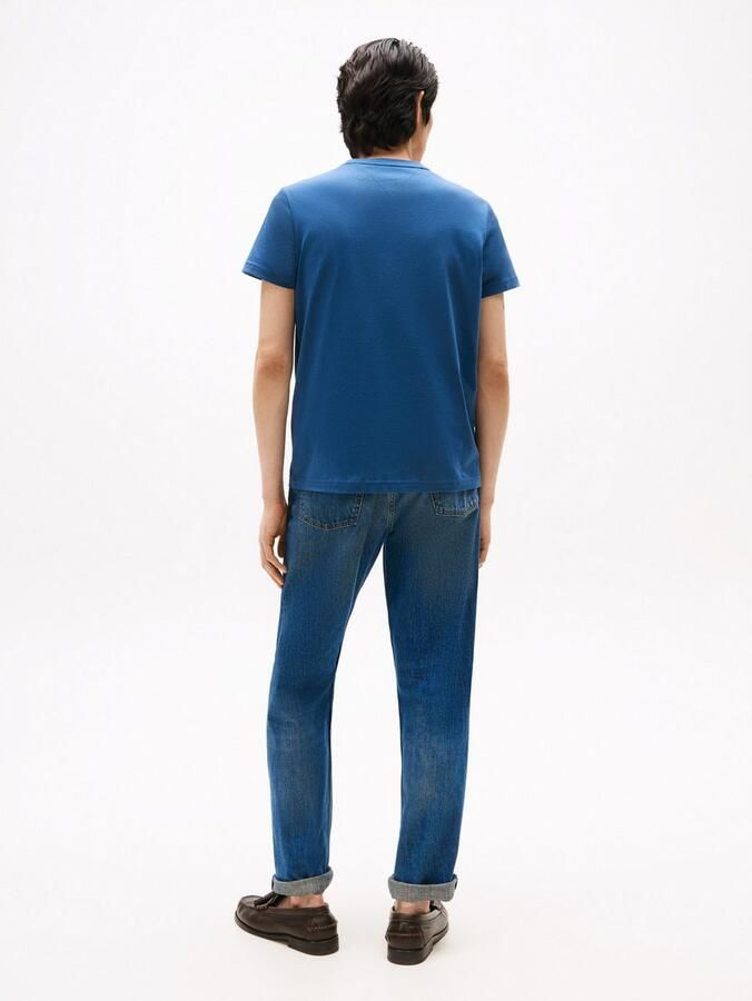 Tommy Hilfiger Core Embroidered Logo T-Shirt Blue- Heren Blue - Foto 16