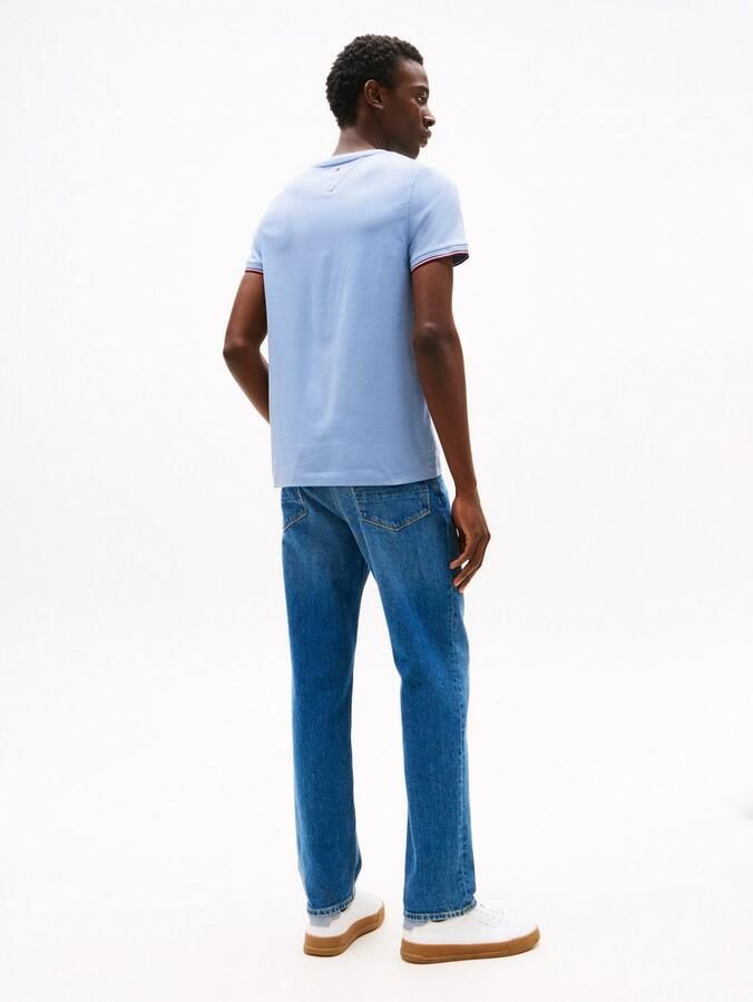 Tommy Hilfiger Slim fit T-shirt van puur katoen - Foto 3