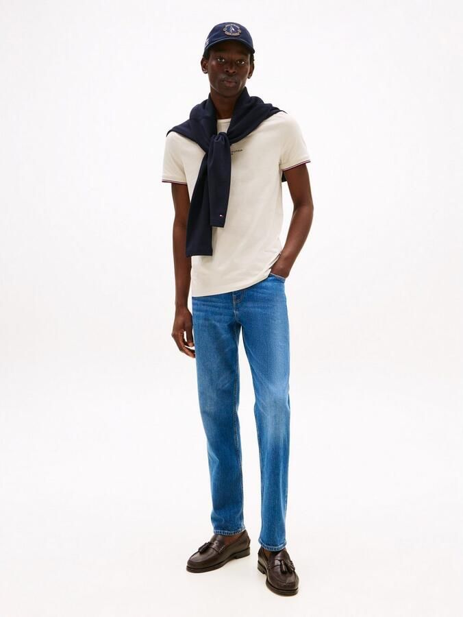 Tommy Hilfiger Slim fit T-shirt van puur katoen - Foto 2