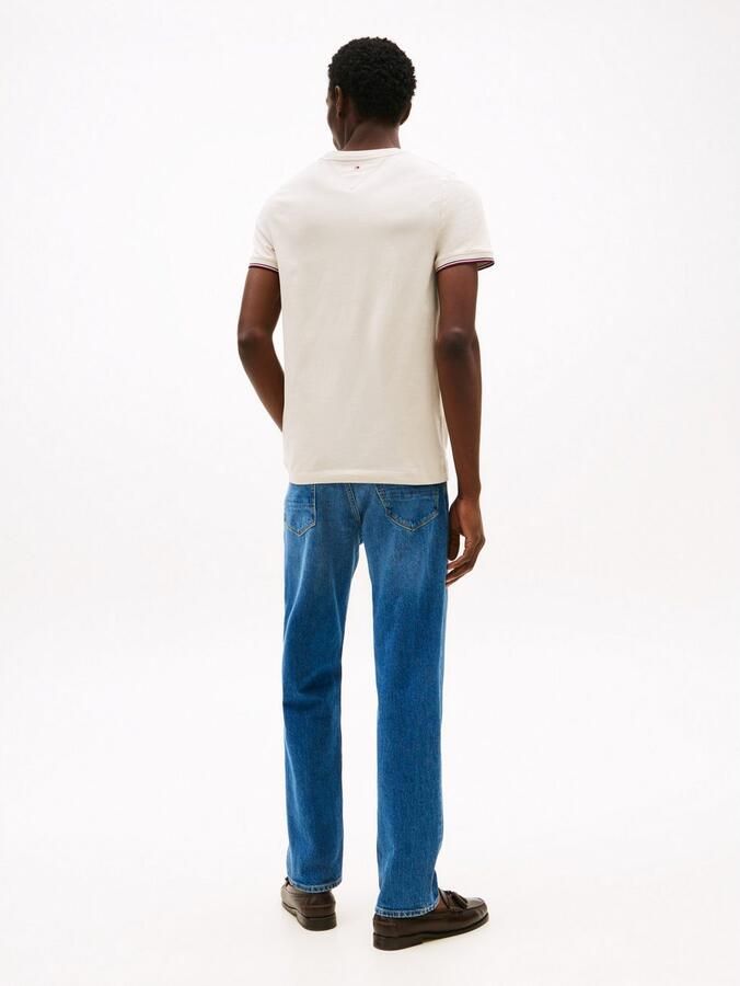 Tommy Hilfiger Slim fit T-shirt van puur katoen - Foto 3