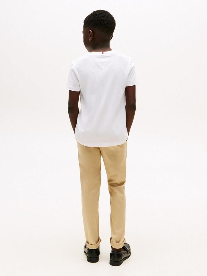 Tommy Hilfiger T-shirt TOMMY SCRIPT FLAG PRINT TEE SS voor kinderen tot 16 jaar met logo-print - Foto 5