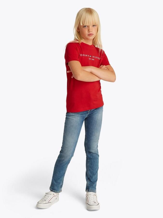 Tommy Hilfiger T-shirt U ESSENTIAL TEE S S met een logo-opschrift - Foto 2