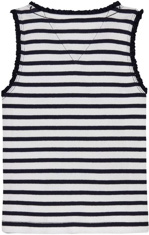 Tommy Hilfiger Tanktop ESSENTIAL RIB LACE TANK TOP met kant met logo-borduursel - Foto 7