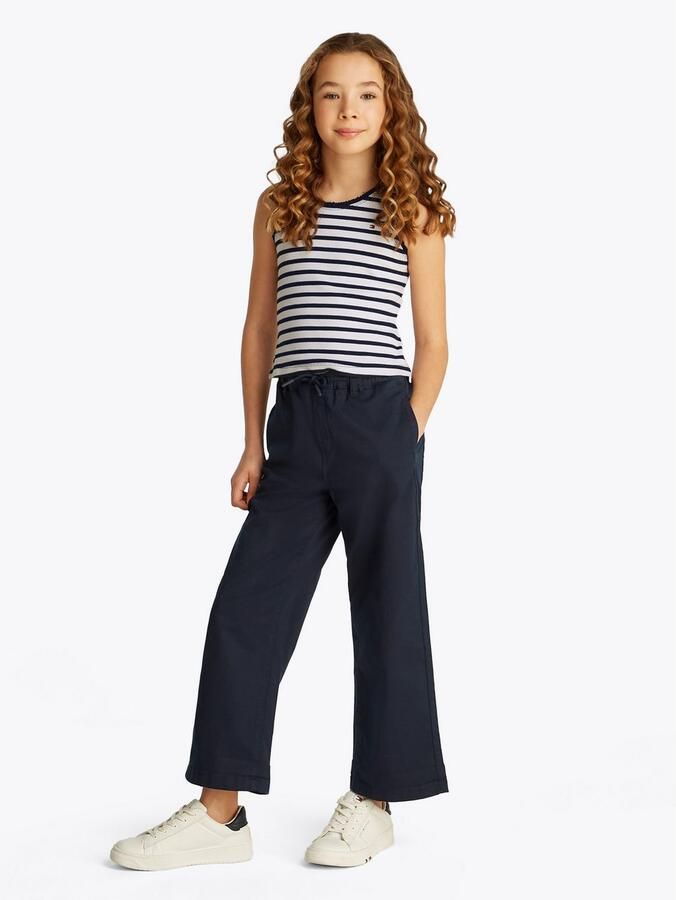 Tommy Hilfiger Tanktop ESSENTIAL RIB LACE TANK TOP met kant met logo-borduursel - Foto 5