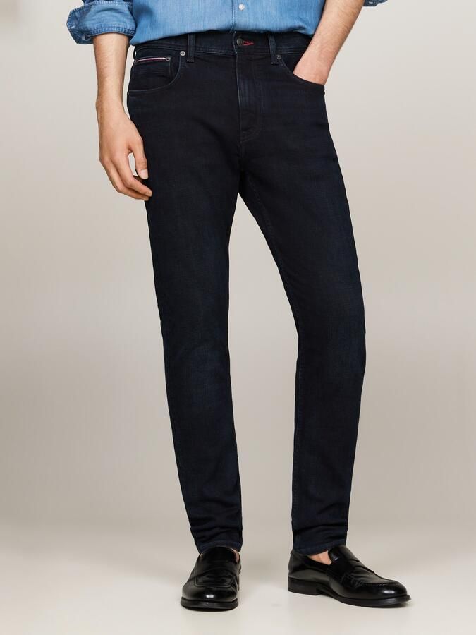 TOMMY HILFIGER Heren Jeans Tapered Houston Pstr Modoc Ind Antraciet - Foto 10