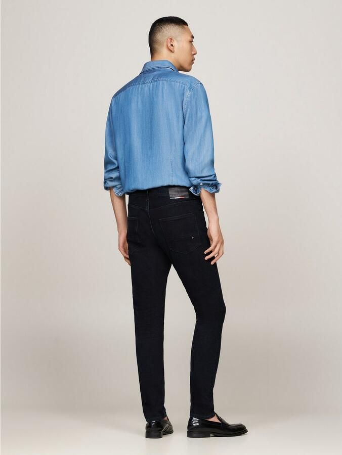 TOMMY HILFIGER Heren Jeans Tapered Houston Pstr Modoc Ind Antraciet - Foto 7