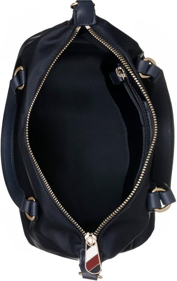 Tommy Hilfiger Tas POPPY NEW SMALL TOTE dames schoudertas shopper met merkembleem aan de voorkant