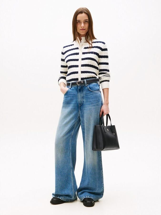 Tommy Hilfiger Tas TH DISTINCT MINI TOTE dames schoudertas draagtas met praktische rv-binnenzak - Foto 6