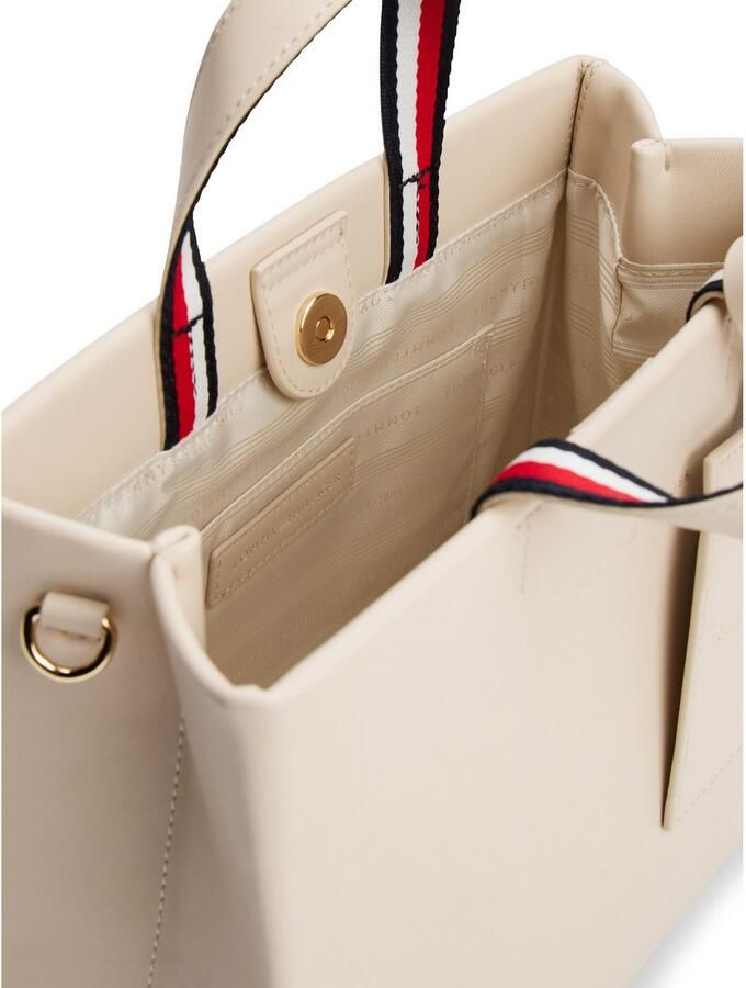 Tommy Hilfiger Tas TH ESTABLISHED MED SHOPPER dames-schoudertas met gekleurde strepen op het handvat - Foto 3