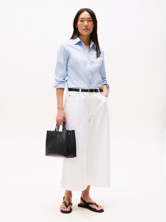 Tommy Hilfiger Tas TH ESTABLISHED MED SHOPPER dames-schoudertas met gekleurde strepen op het handvat - Foto 4