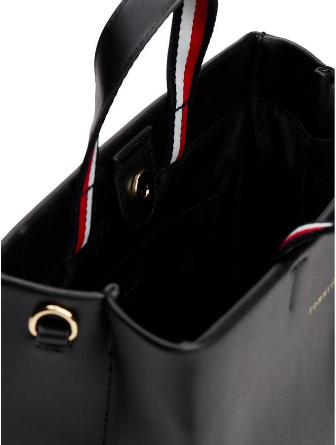 Tommy Hilfiger Tas TH ESTABLISHED MED SHOPPER dames-schoudertas met gekleurde strepen op het handvat - Foto 3