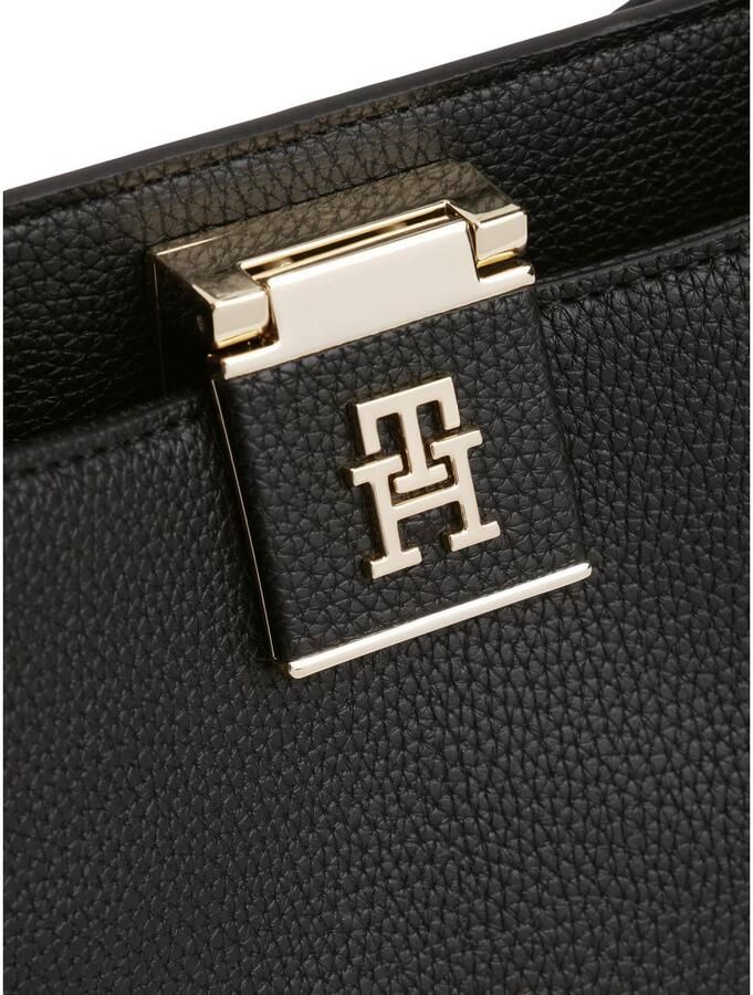 Tommy Hilfiger Tas TH HER MED SATCHEL dames handtas draagtas schoudertas met th- steeksluiting - Foto 2