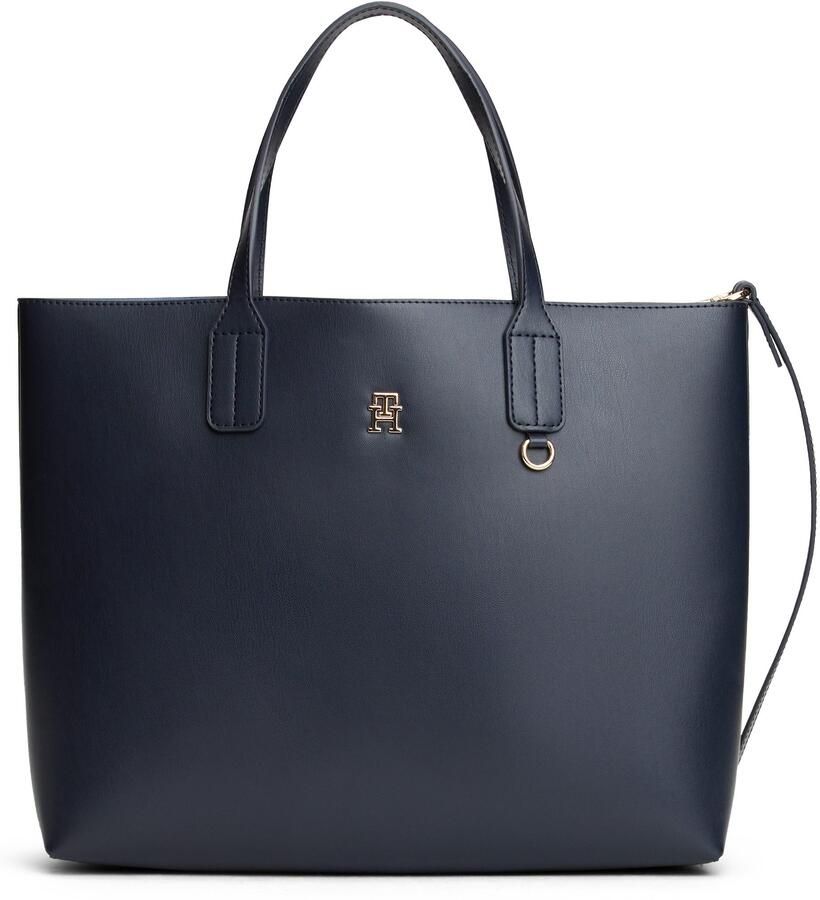 Tommy Hilfiger Tas TH ICON SATCHEL dames schoudertas draagtas met binnenzak (2-delig Ritsvak aan de buitenkant) - Foto 5
