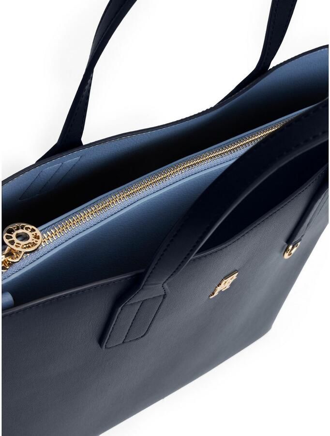 Tommy Hilfiger Tas TH ICON SATCHEL dames schoudertas draagtas met binnenzak (2-delig Ritsvak aan de buitenkant) - Foto 2