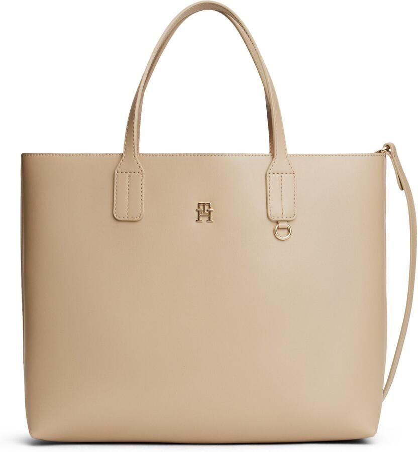 Tommy Hilfiger Tas TH ICON SATCHEL dames schoudertas draagtas met binnenzak (2-delig Ritsvak aan de buitenkant) - Foto 5