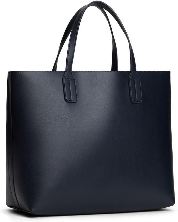 Tommy Hilfiger Tas TH ICON SATCHEL dames schoudertas draagtas met binnenzak (2-delig Ritsvak aan de buitenkant)