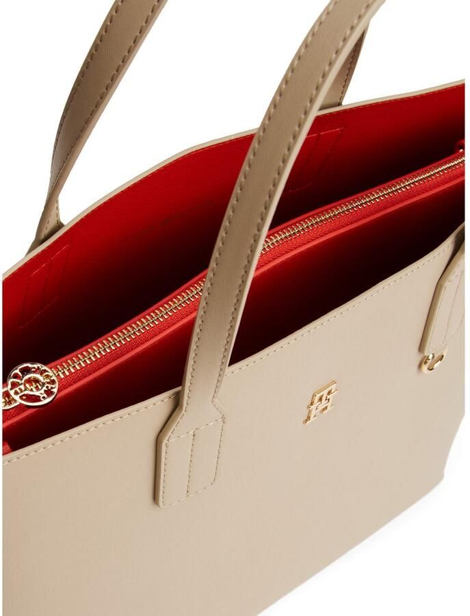 Tommy Hilfiger Tas TH ICON SATCHEL dames schoudertas draagtas met binnenzak (2-delig Ritsvak aan de buitenkant) - Foto 2