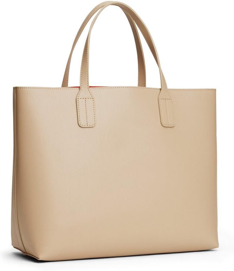 Tommy Hilfiger Tas TH ICON SATCHEL dames schoudertas draagtas met binnenzak (2-delig Ritsvak aan de buitenkant)