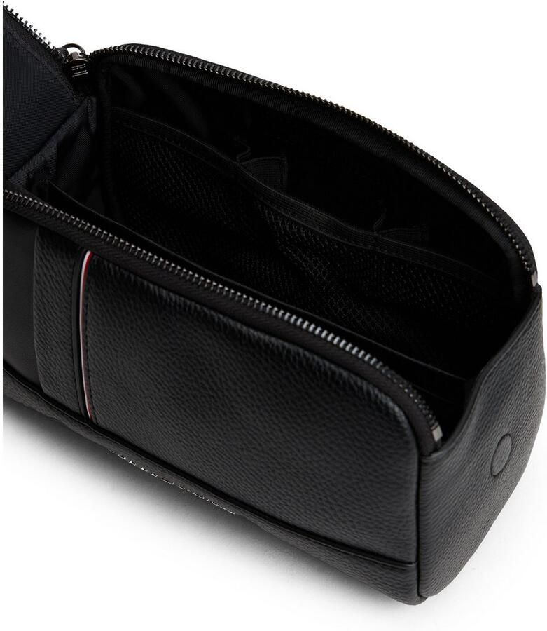 Tommy Hilfiger Toilettas TH CENTRAL WASHBAG reis heren toilettas met gekleurde paspelering - Foto 2