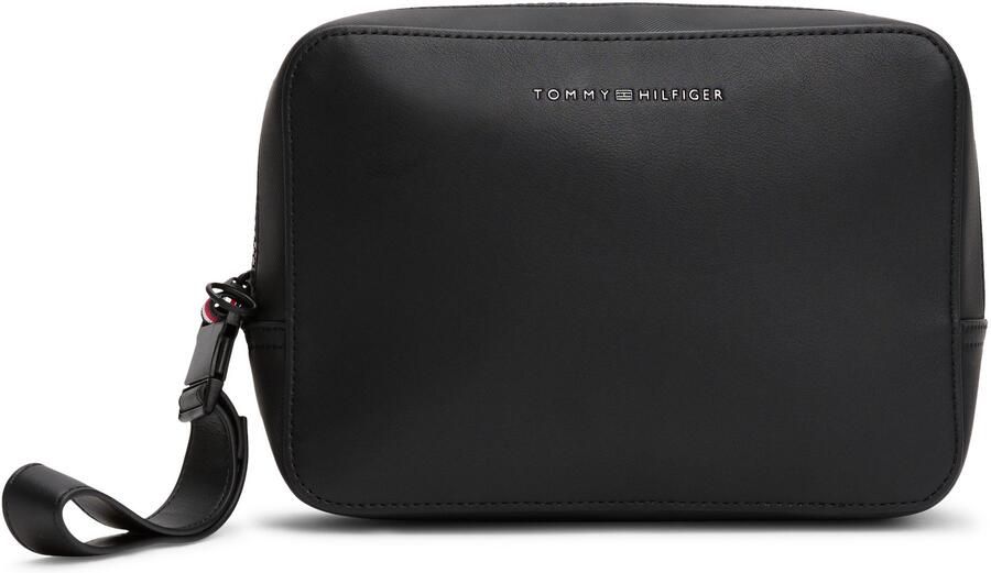 Tommy Hilfiger Toilettas TH FOUNDATION WASHBAG heren toilettas minibag met polsband - Foto 4