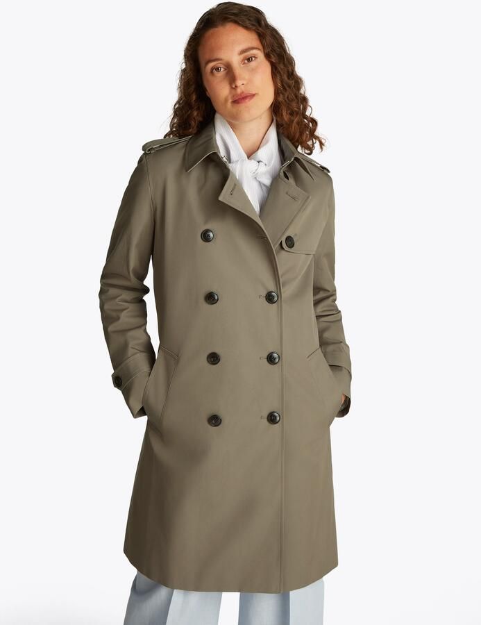 Tommy Hilfiger Trenchcoat COTTON DB SLIM FIT TRENCH met de kenmerkende trenchdetails - Foto 6