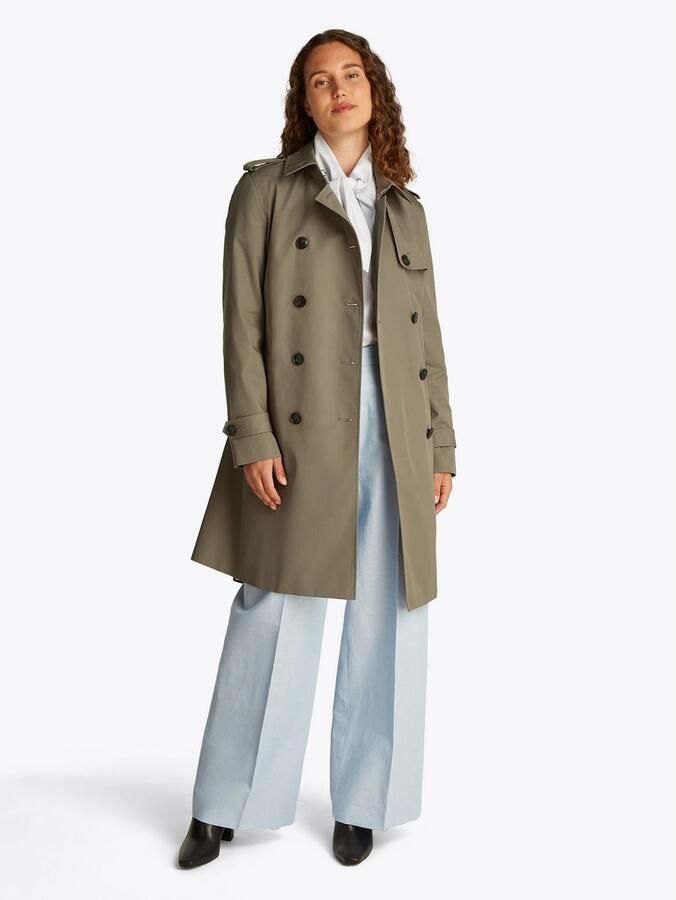 Tommy Hilfiger Trenchcoat COTTON DB SLIM FIT TRENCH met de kenmerkende trenchdetails - Foto 2