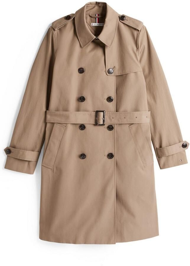 Tommy Hilfiger Trenchcoat COTTON DB SLIM FIT TRENCH met de kenmerkende trenchdetails - Foto 4