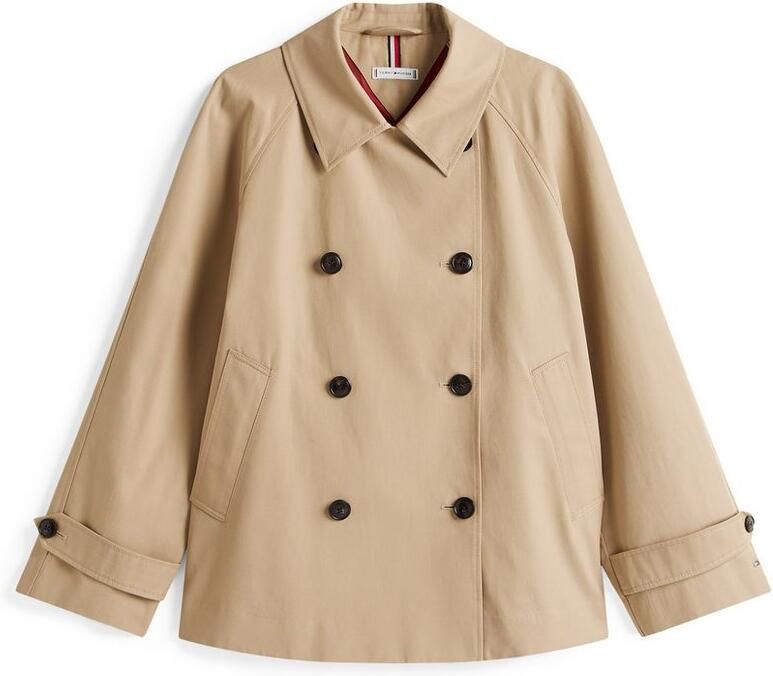 Tommy Hilfiger Korte trenchcoat met waterafstotende functie - Foto 3