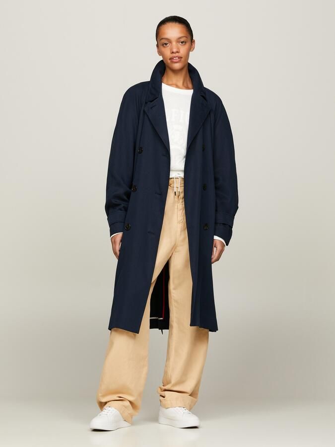 Tommy Hilfiger Trenchcoat TENCEL BLEND FLUID TRENCH - Foto 6