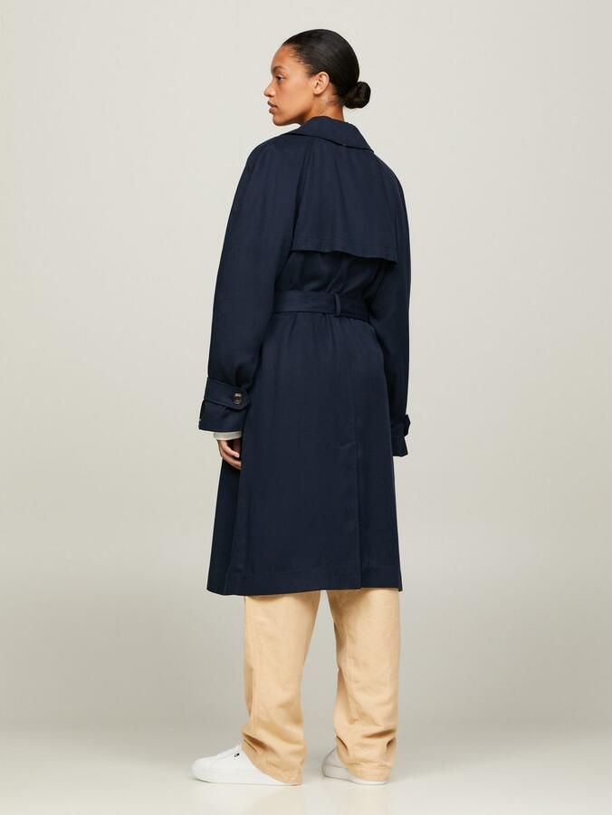 Tommy Hilfiger Trenchcoat TENCEL BLEND FLUID TRENCH - Foto 3