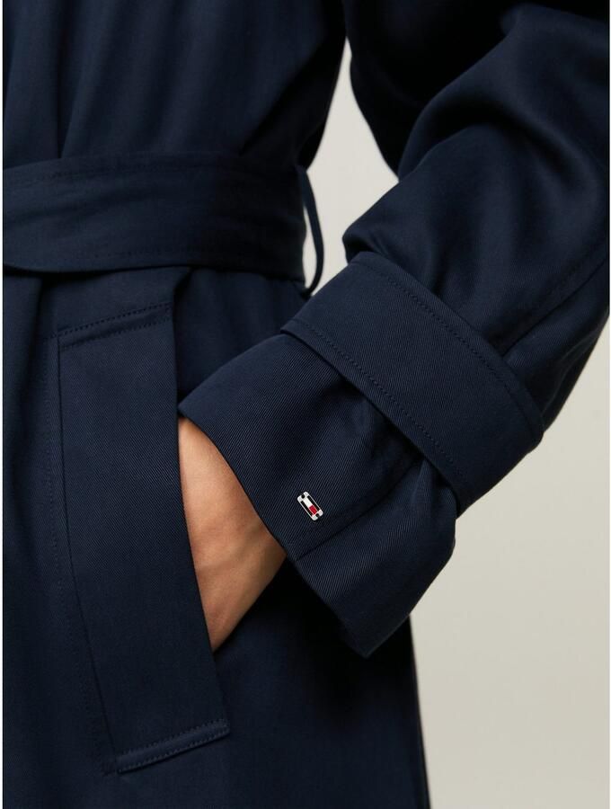 Tommy Hilfiger Trenchcoat TENCEL BLEND FLUID TRENCH - Foto 2