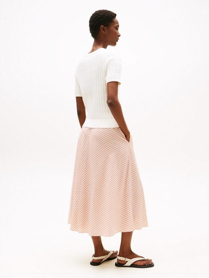 Tommy Hilfiger Trui met korte mouwen CO CABLE MID GG S S C-NK SWT - Foto 2