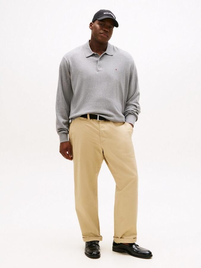 Tommy Hilfiger Trui met polokraag BT-PIMA ORG CTN CASH Grote maten regular fit polokraag - Foto 3