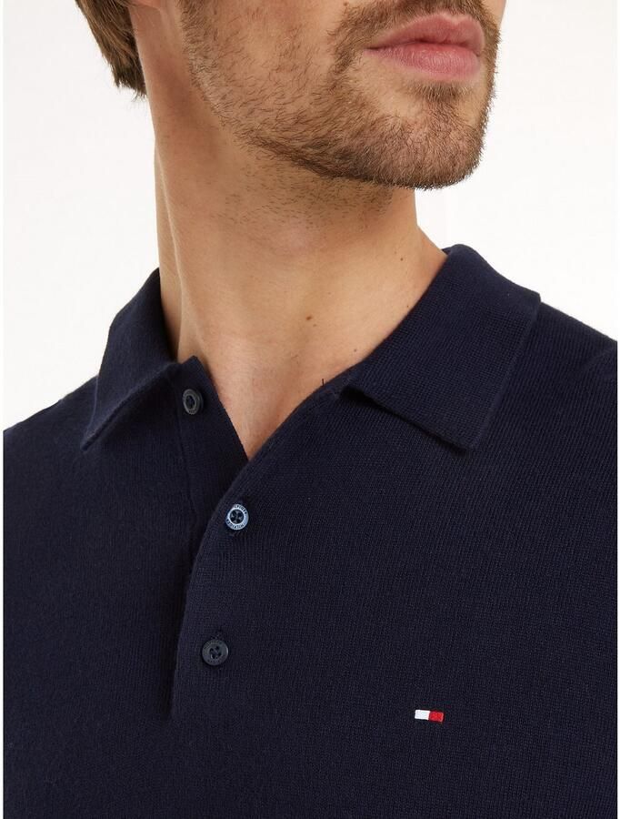 Tommy Hilfiger Trui met polokraag PIMA ORG CTN CASHMERE LS POLO - Foto 2