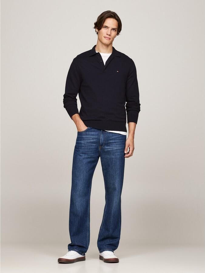 Tommy Hilfiger Trui met polokraag PIMA ORG CTN CASHMERE LS POLO - Foto 6