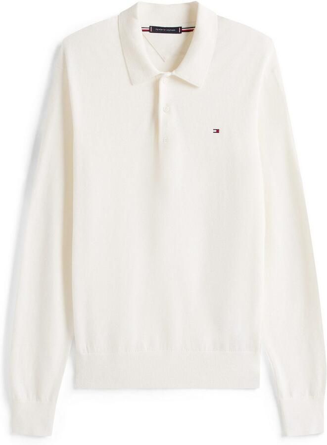 Tommy Hilfiger Trui met polokraag PIMA ORG CTN CASHMERE LS POLO - Foto 4