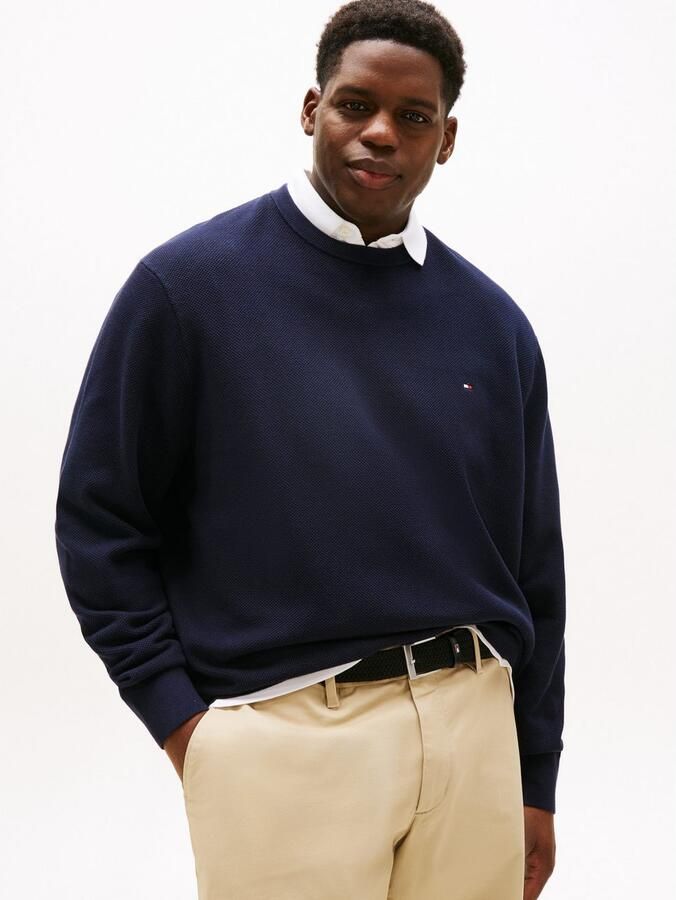 Tommy Hilfiger Trui met ronde hals BT-ESSENTIAL STRUCTURE CREW NECK - Foto 5