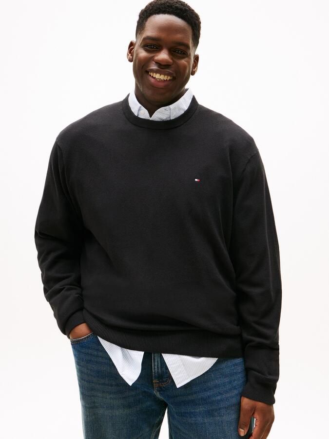 Tommy Hilfiger Trui met ronde hals BT-PIMA ORG CTN CASHMERE CN-B - Foto 5