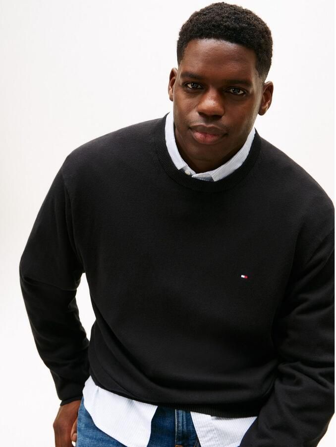Tommy Hilfiger Trui met ronde hals BT-PIMA ORG CTN CASHMERE CN-B - Foto 2