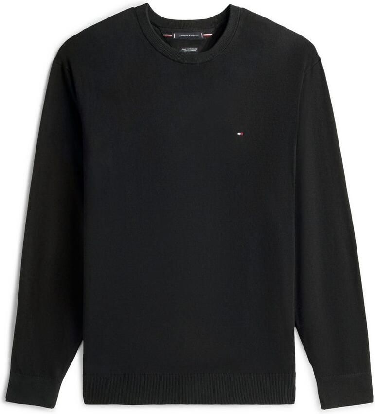 Tommy Hilfiger Trui met ronde hals BT-PIMA ORG CTN CASHMERE CN-B